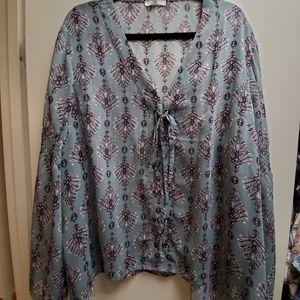 Sheer peasant top